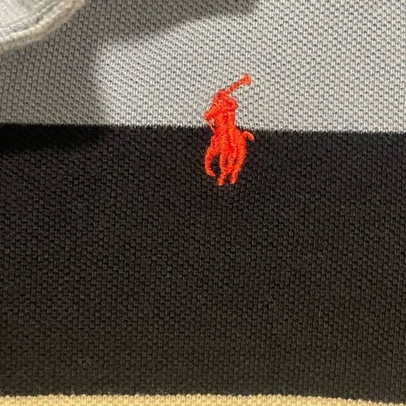 Ralph Lauren Striped Polo Shortall 18M - Picture 3 of 5